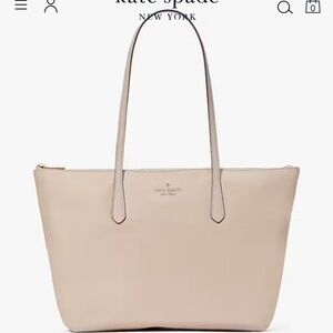 Kate Spade Kitt Nylon Large Tote(Warm Beige)